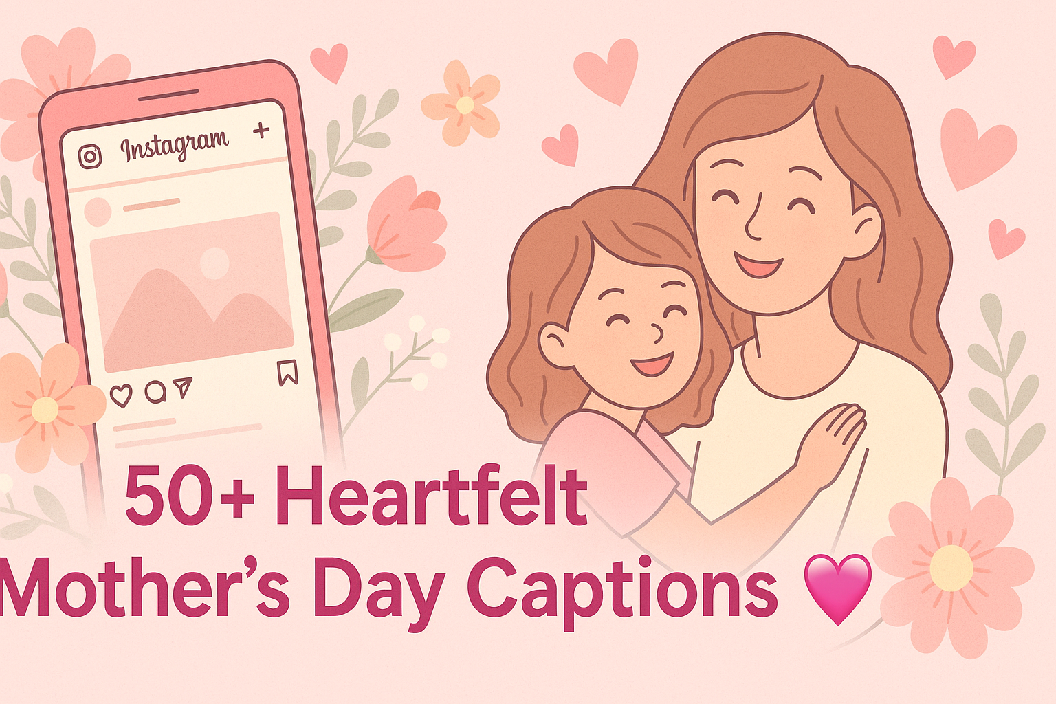 50+ Heartfelt Mother’s Day Captions for Instagram That’ll Melt Her Heart 💖